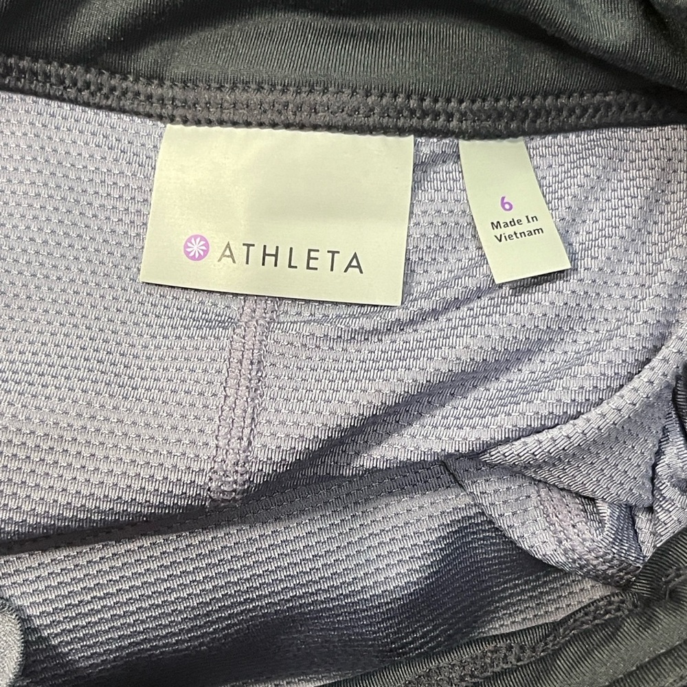 Athleta Take Off Skort in Dark Gray (Size 6) - Picture 8 of 11
